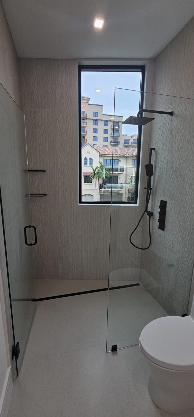 bathroom renovation with shower