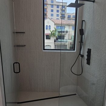 bathroom renovation with shower