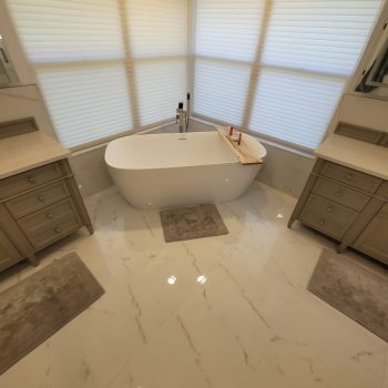 bathroom shower construction